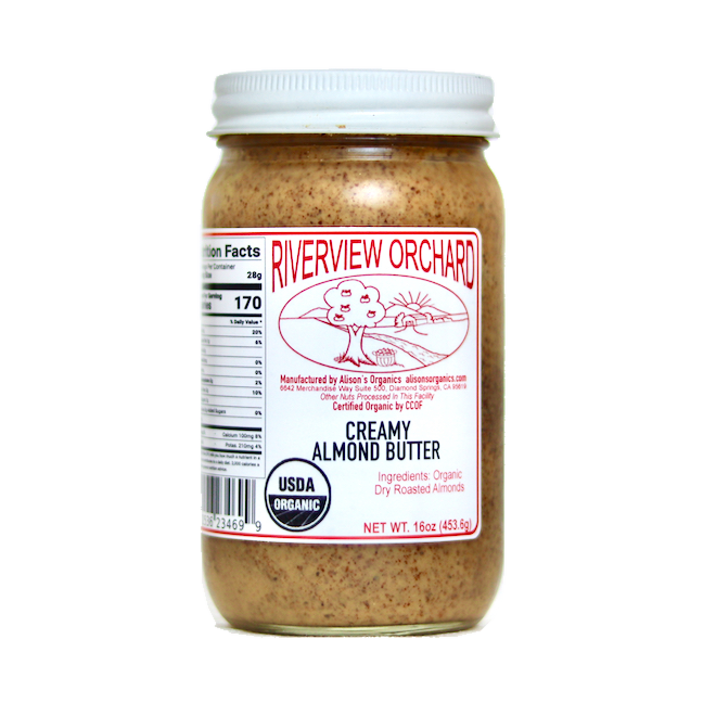 Organic Almond Butter, 16 oz
