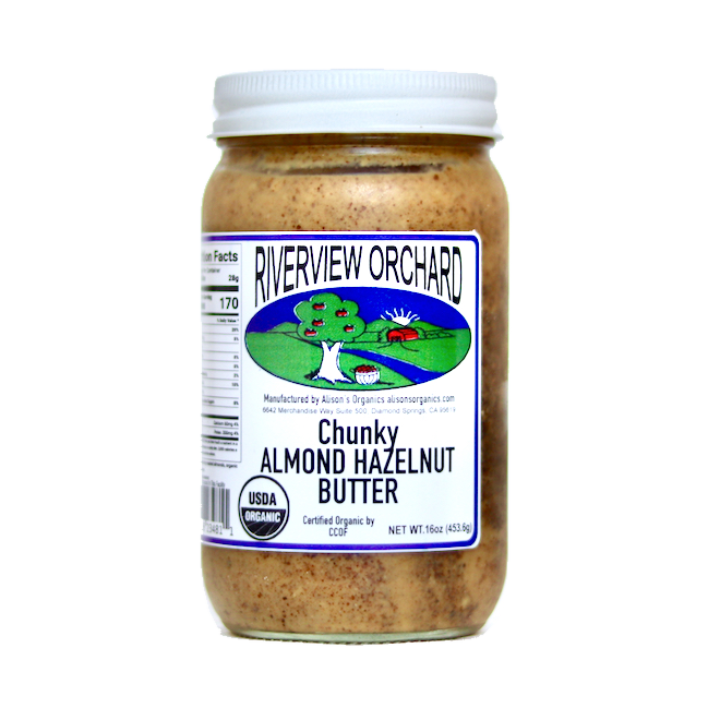 Organic Almond & Hazelnut Butter, 16 oz