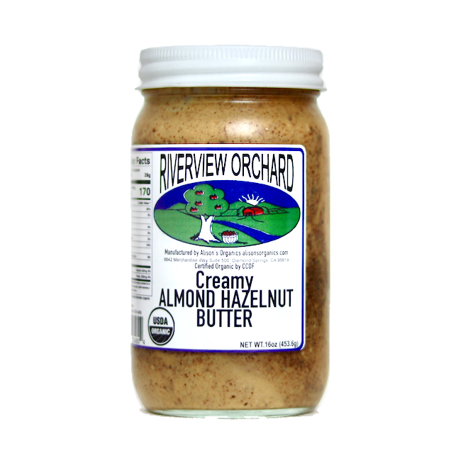Organic Almond & Hazelnut Butter, 16 oz